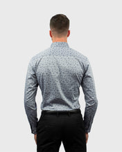 Load image into Gallery viewer, VINCENT & FRANKS S19CPR029 D-NAVY JACQUARD SLIM SC SHIRT