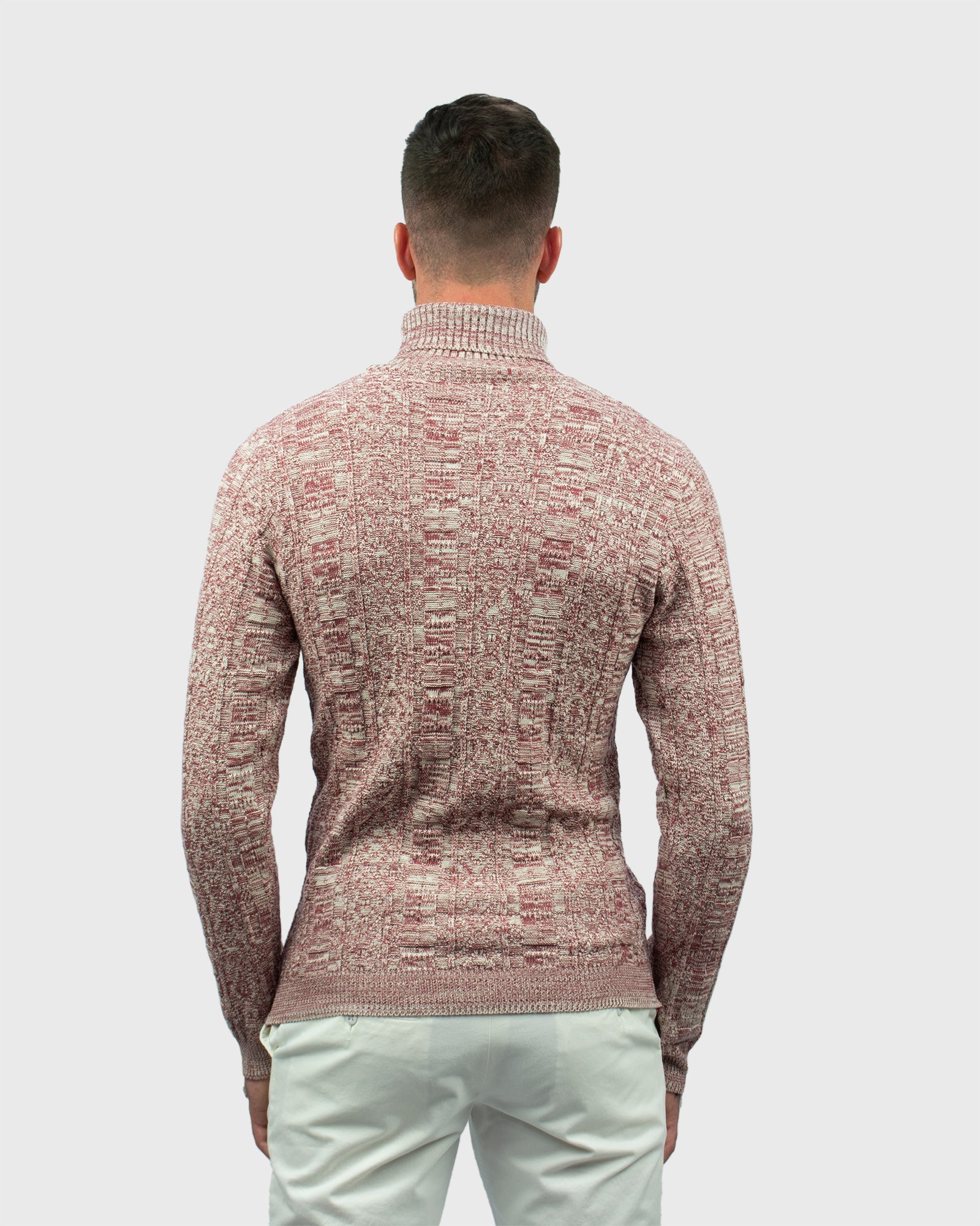 VINCENT & FRANKS W20200 RED ROLL NECK / POLO NECK