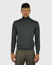 Load image into Gallery viewer, VISCONTI W23R CHARCOAL WOOL ROLL NECK / POLO NECK