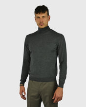 Load image into Gallery viewer, VISCONTI W23R CHARCOAL WOOL ROLL NECK / POLO NECK