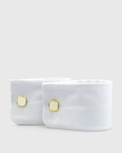 Load image into Gallery viewer, VINCENT & FRANKS VF20025 WHT-GLD CUFFLINKS