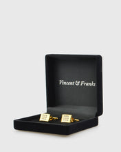 Load image into Gallery viewer, VINCENT & FRANKS VF55553G GOLD-PLATED CUFFLINKS