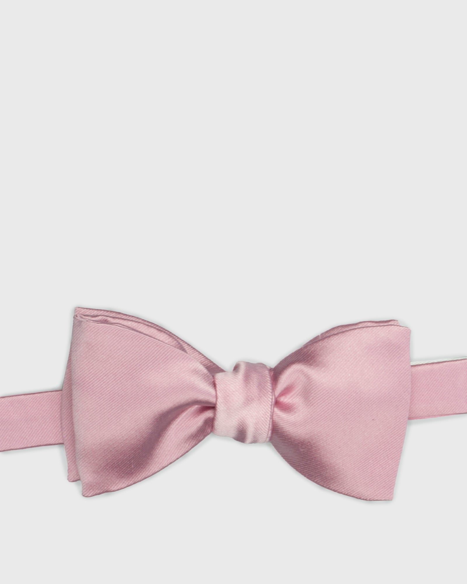 FRANCESCO TOME TYOFT-19 SELF TIE PLAIN PINK SILK BOW
