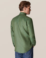 Load image into Gallery viewer, ETON 10000321768 GREEN SLIM LINEN SC SHIRT