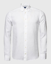 Load image into Gallery viewer, ETON 10000321800 WHITE SLIM LINEN SC SHIRT