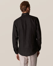 Load image into Gallery viewer, ETON 10000321818 BLACK SLIM LINEN SC SHIRT