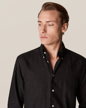 Load image into Gallery viewer, ETON 10000321818 BLACK SLIM LINEN SC SHIRT
