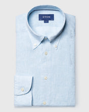 Load image into Gallery viewer, ETON 10000321822 SKY SLIM LINEN SC SHIRT