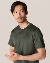 Load image into Gallery viewer, ETON 10000235669 SS FILO DI SCOZIA DARK-GREEN CREW T-SHIRT