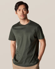 Load image into Gallery viewer, ETON 10000235669 SS FILO DI SCOZIA DARK-GREEN CREW T-SHIRT
