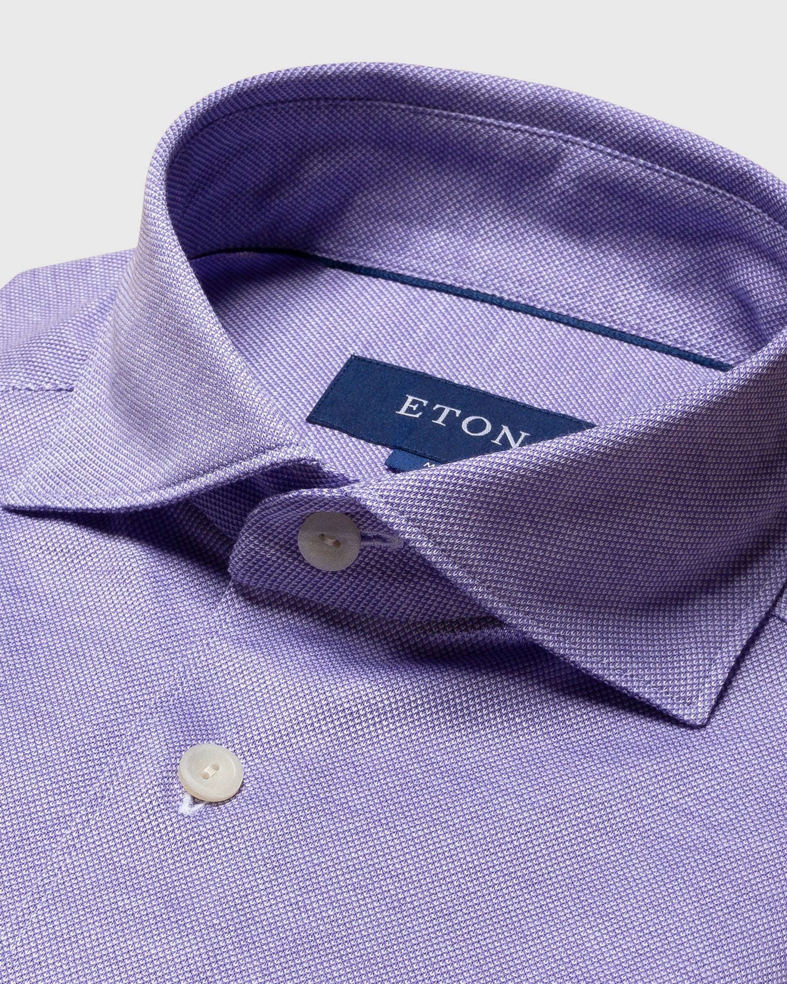 ETON 10000264274 VIOLET SLIM SC PIQUE SHIRT