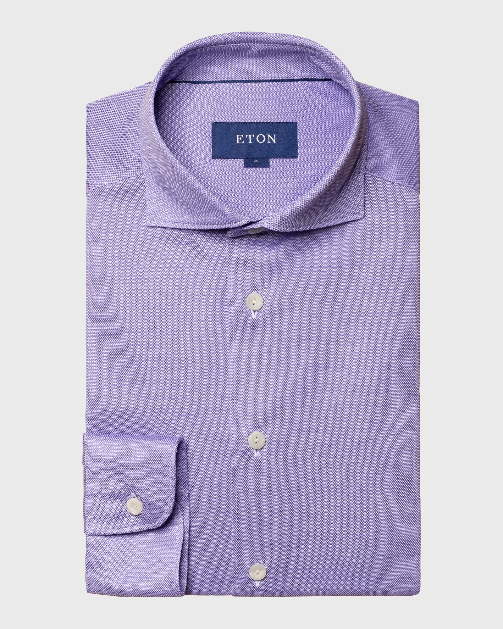 ETON 10000264274 VIOLET SLIM SC PIQUE SHIRT