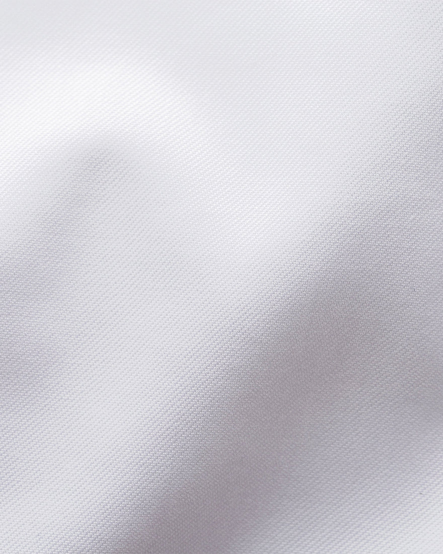 ETON 100012300 WHITE SIGNATURE TWILL FRENCH CUFF SHIRT