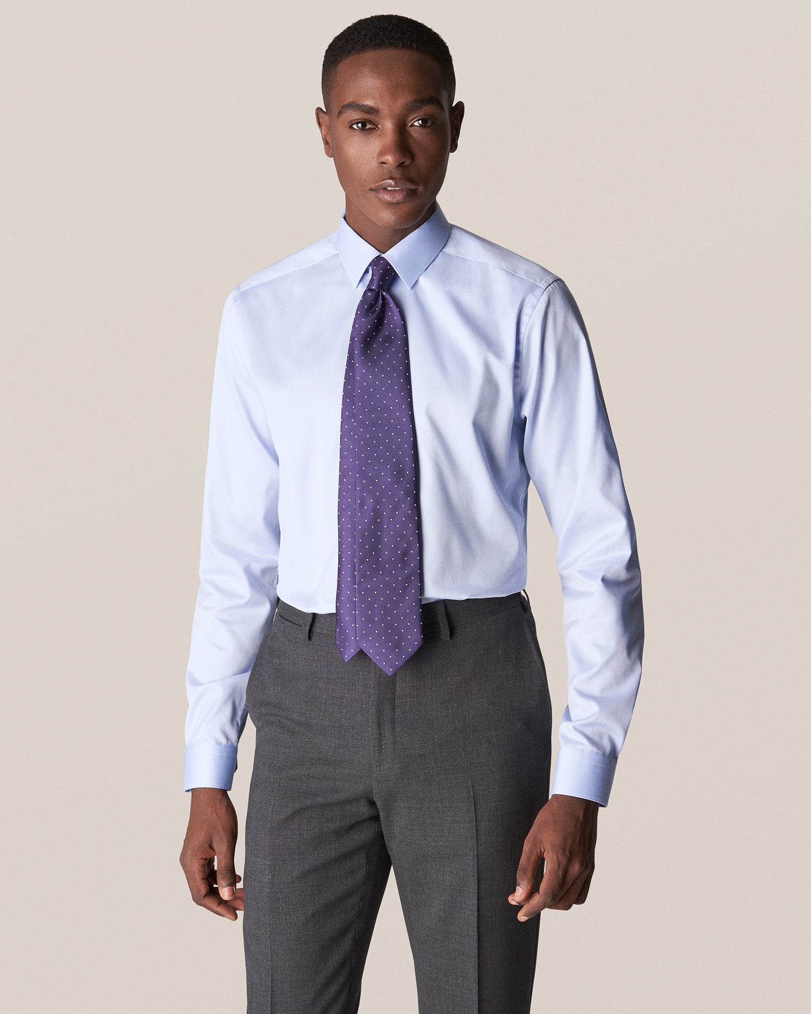 ETON 30008881121 BLUE SIGNATURE TWILL SUPER-SLIM SC SHIRT