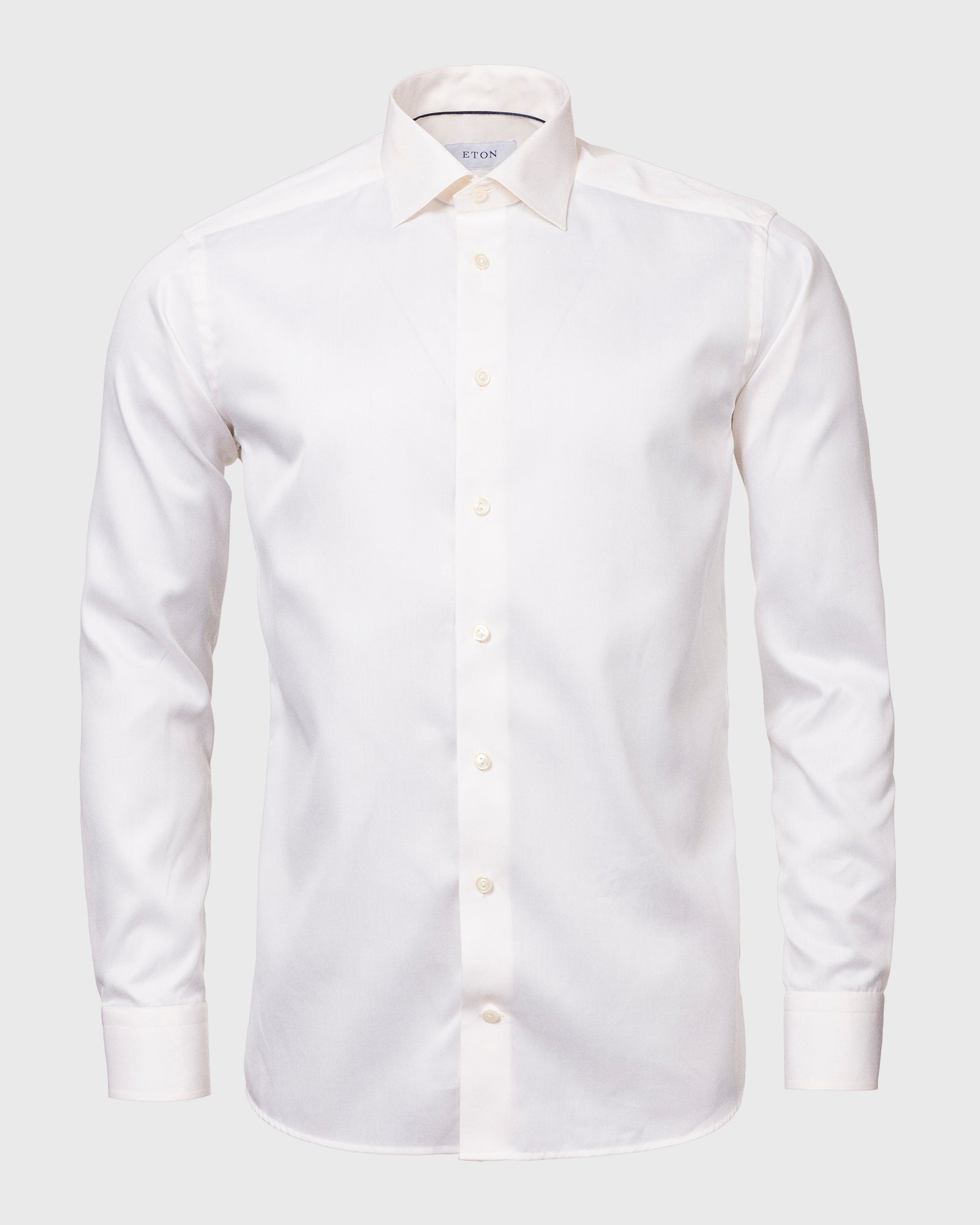 ETON 10001234202 IVORY SIGNATURE TWILL SLIM SC SHIRT