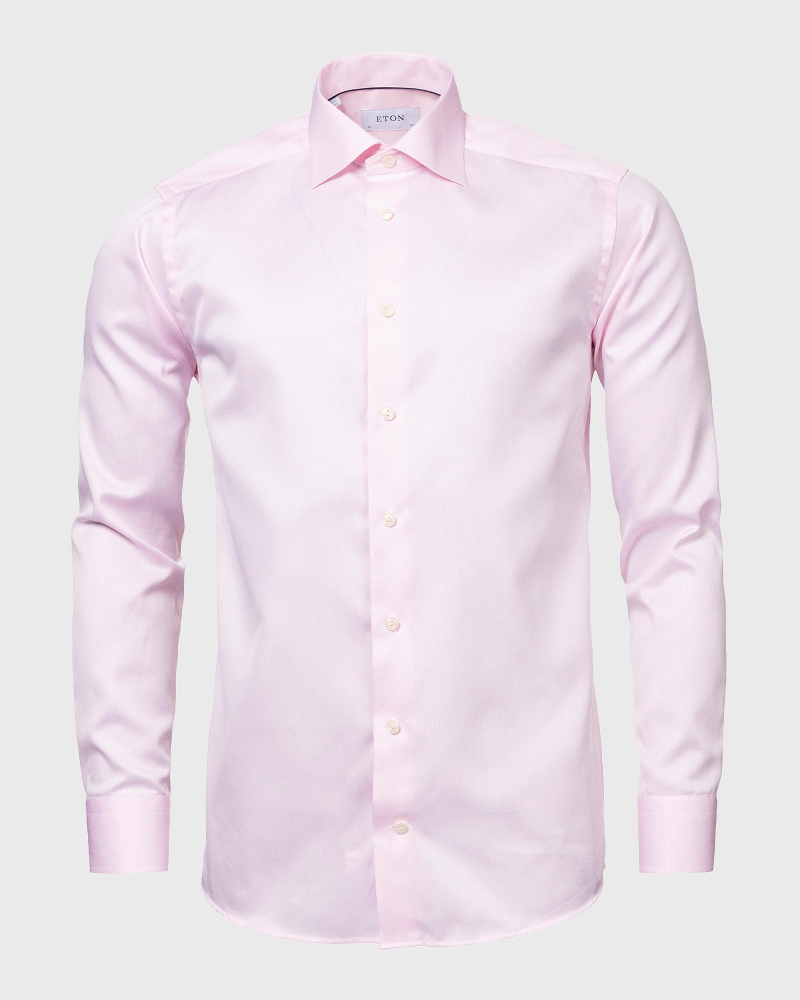 ETON 3000791180 PINK SIGNATURE TWILL SINGLE CUFF SHIRT
