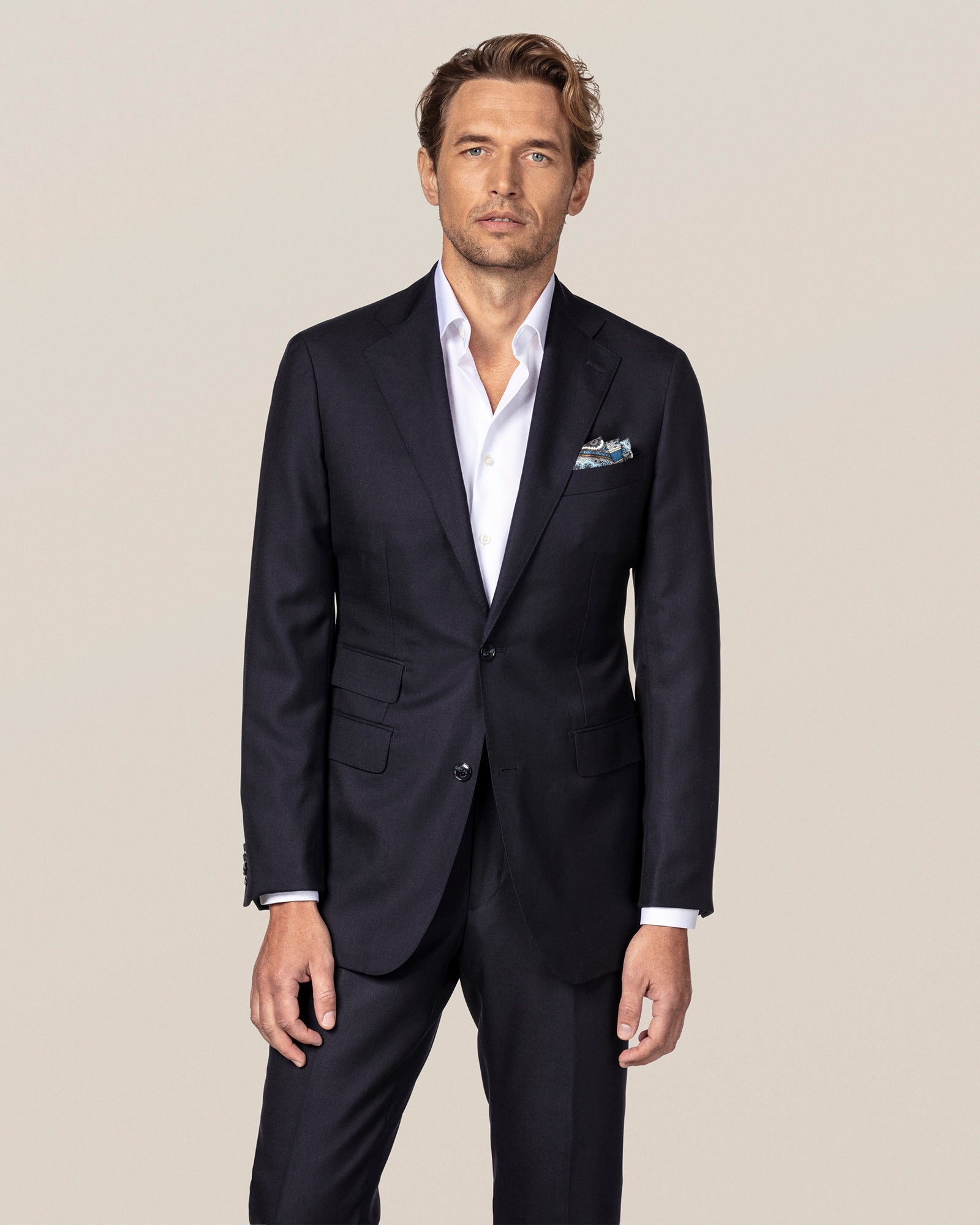 ETON 310079100 WHITE TEXTURED TWILL SC SHIRT