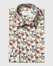 Load image into Gallery viewer, ETON 100002037 WHT CORD PRINT SLIM SC SHIRT
