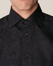 Load image into Gallery viewer, ETON 10000193218 JACQUARD BLACK SLIM SC SHIRT