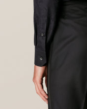 Load image into Gallery viewer, ETON 10000193218 JACQUARD BLACK SLIM SC SHIRT