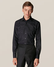 Load image into Gallery viewer, ETON 10000193218 JACQUARD BLACK SLIM SC SHIRT