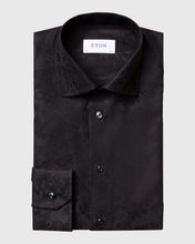 Load image into Gallery viewer, ETON 10000193218 JACQUARD BLACK SLIM SC SHIRT