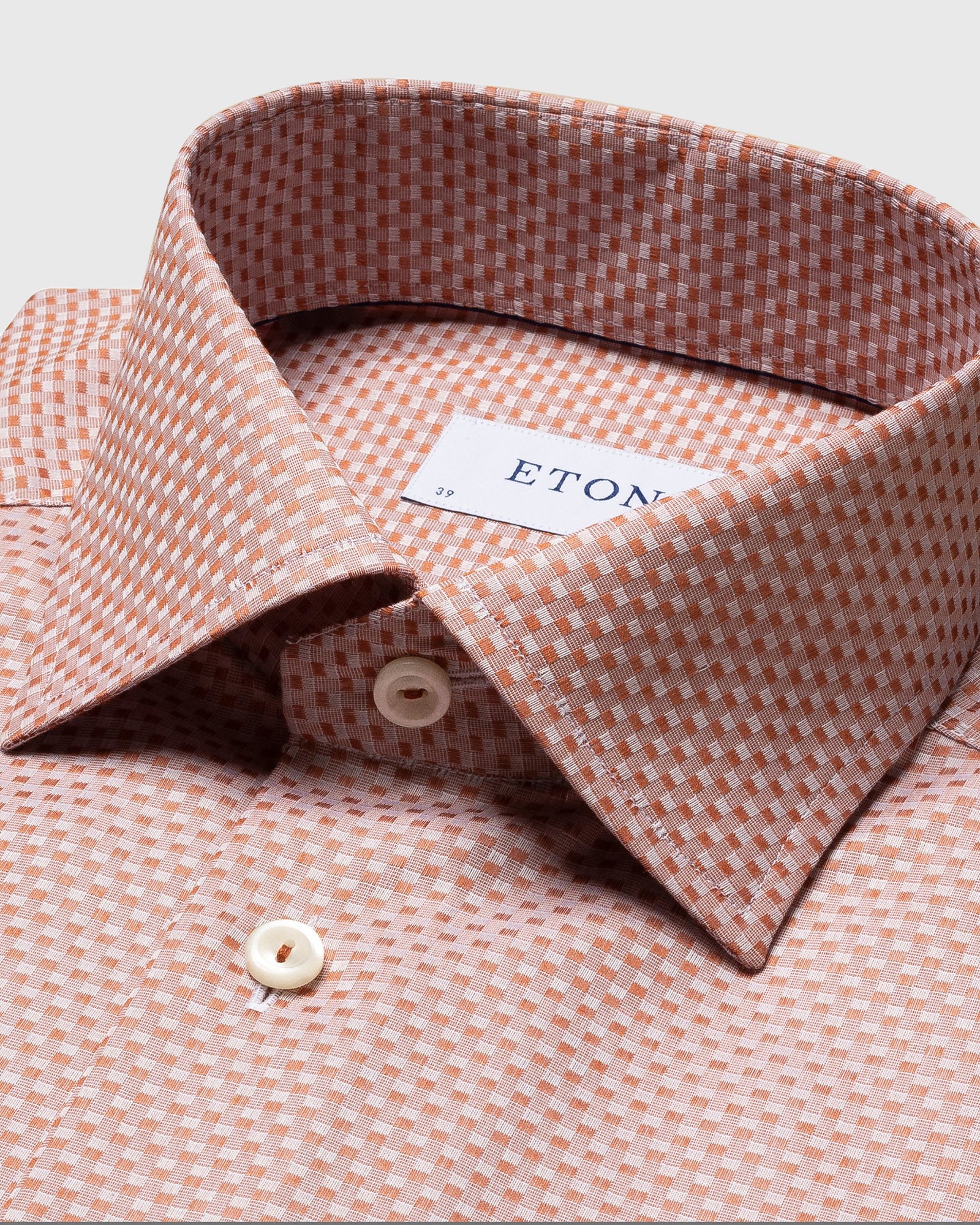 ETON 100002494 PEACH SLIM SC SHIRT
