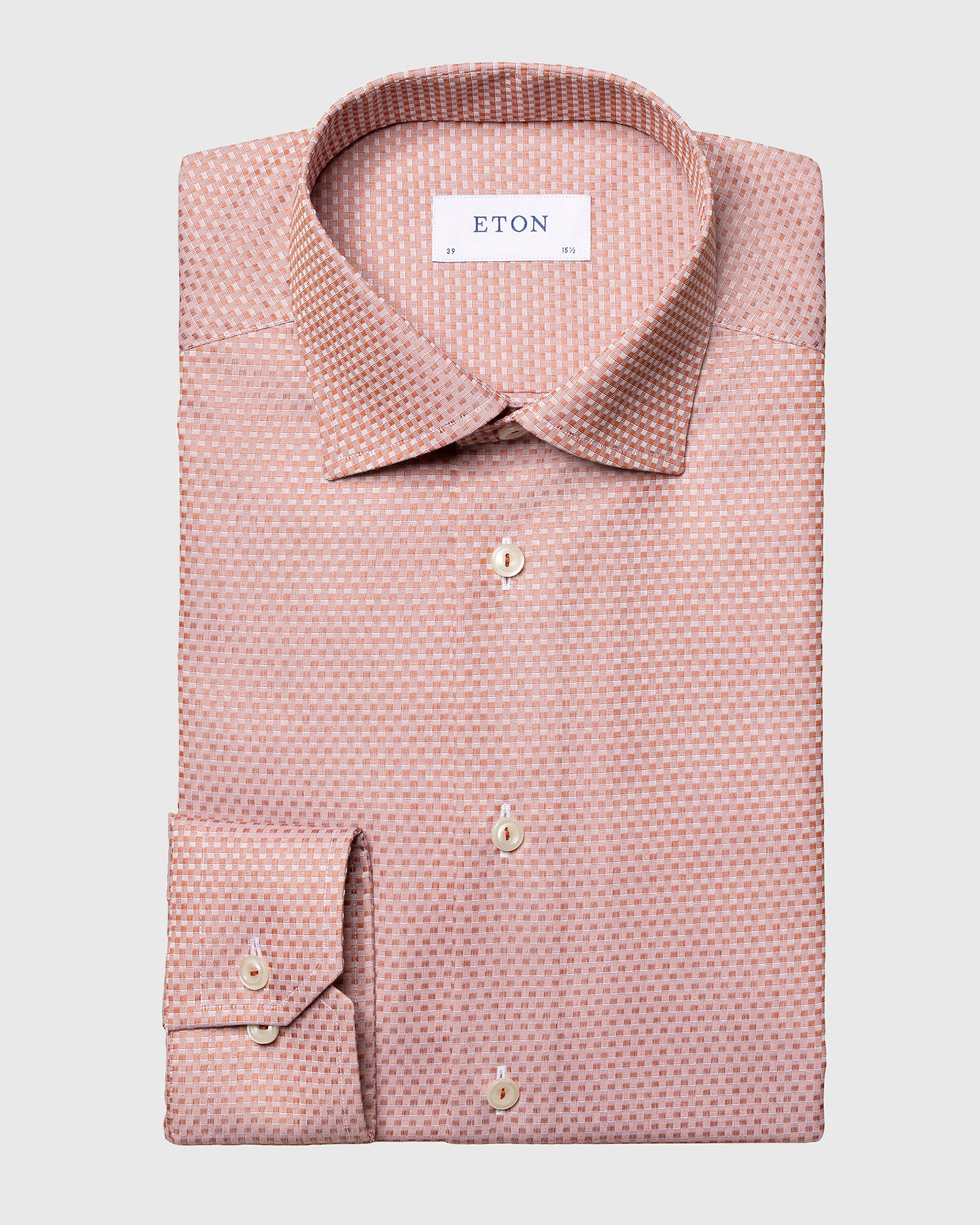 ETON 100002494 PEACH SLIM SC SHIRT