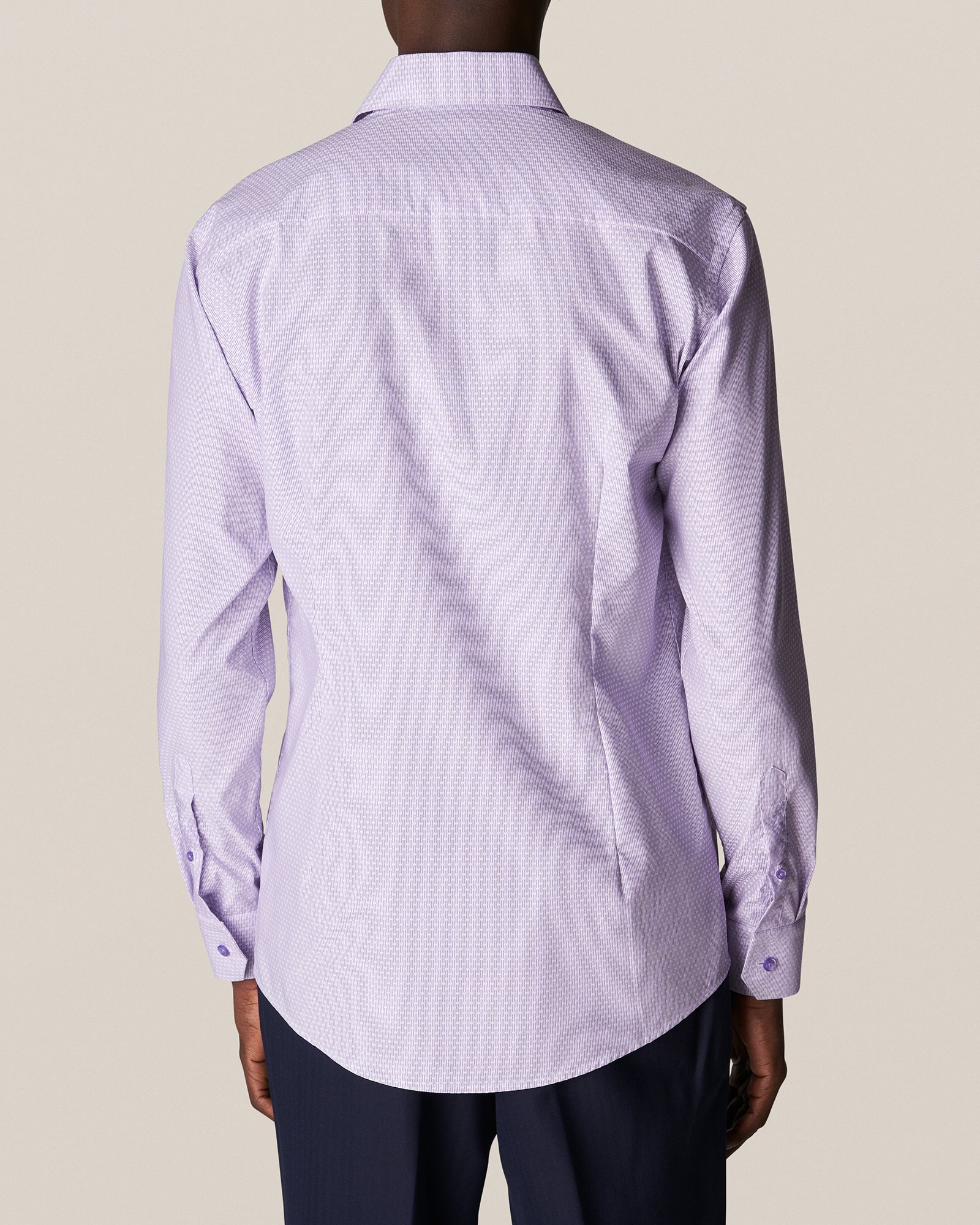 ETON 10000327073 PURPLE SLIM SC SHIRT