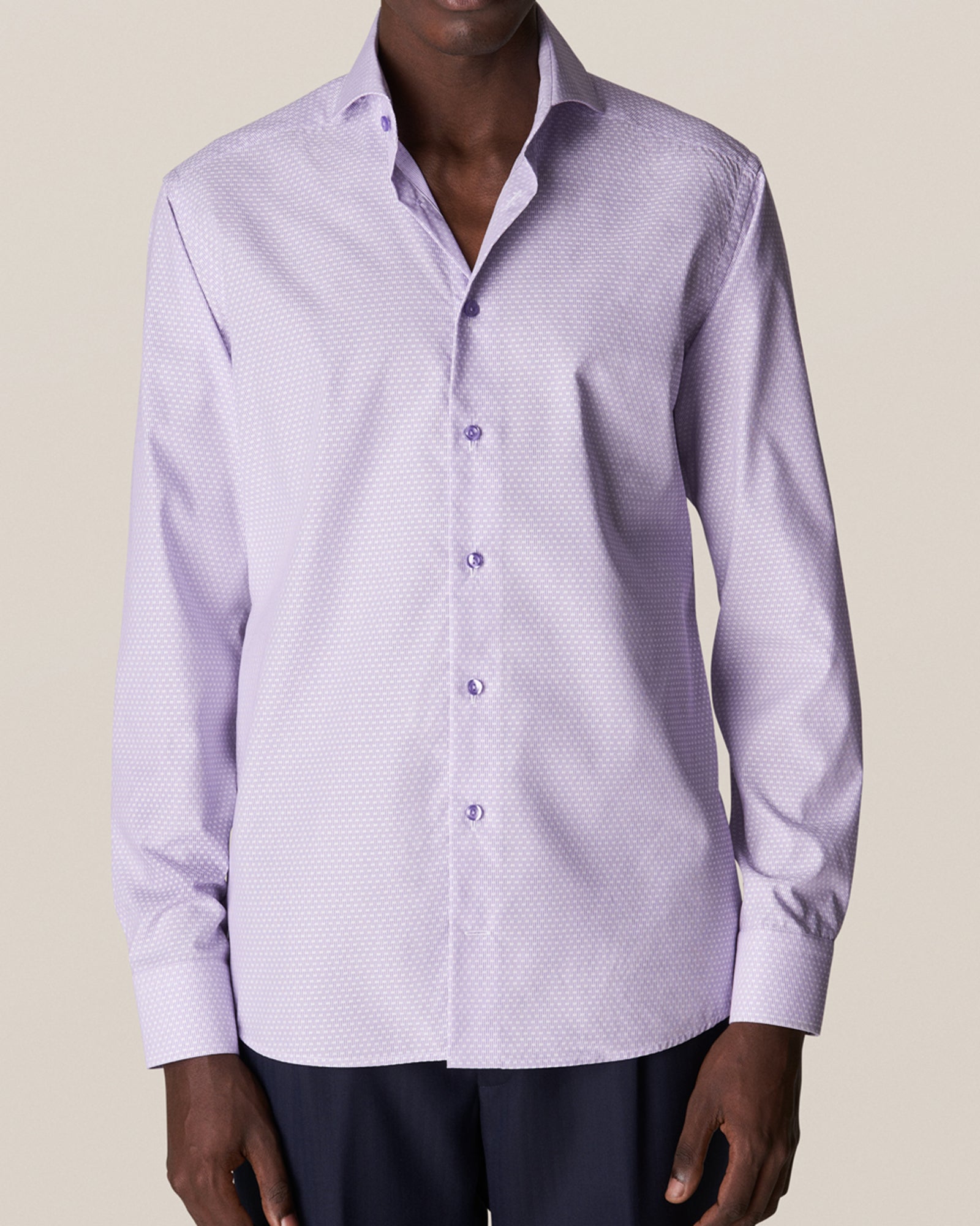 ETON 10000327073 PURPLE SLIM SC SHIRT