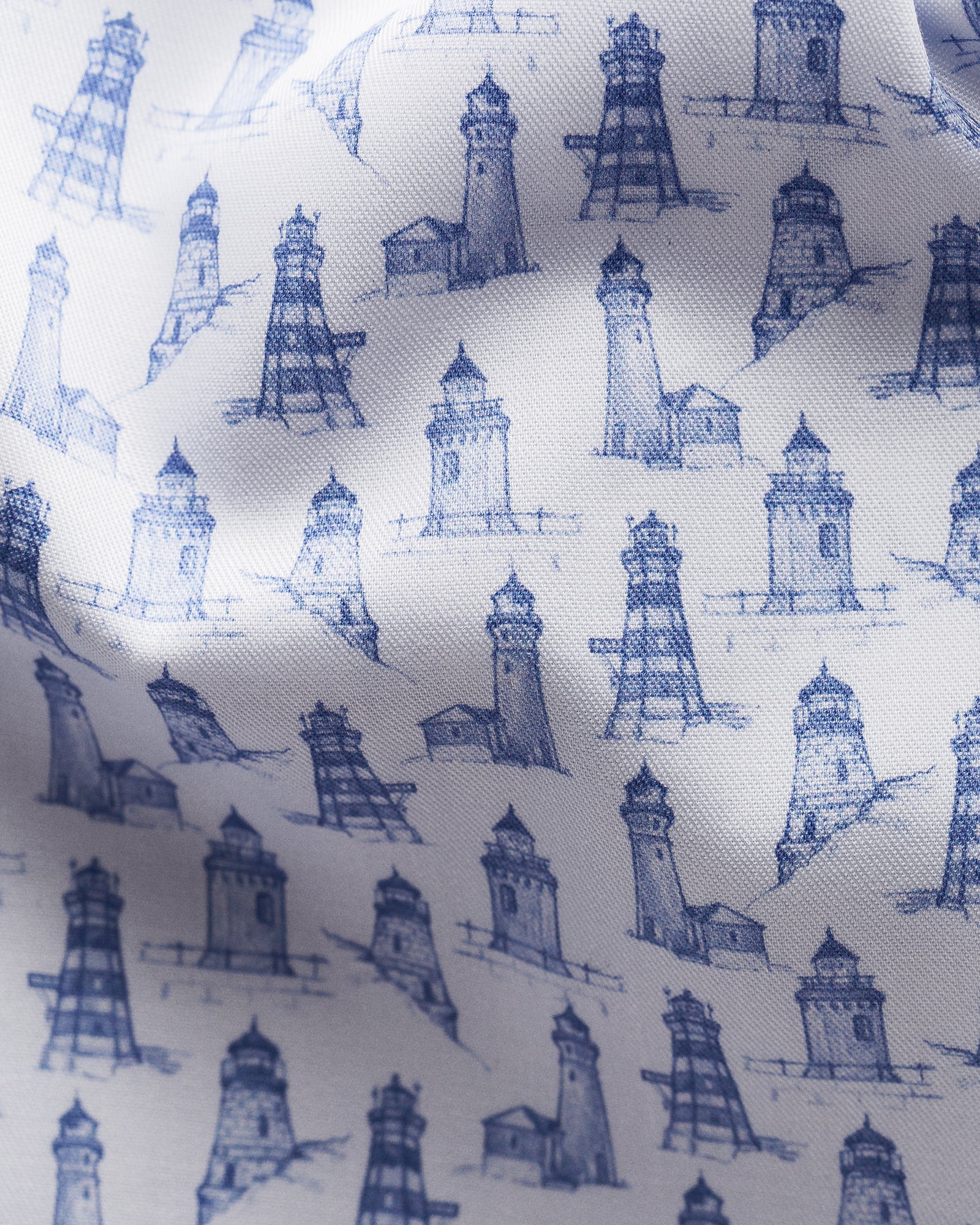 ETON 10000326125 BLUE PRINT SLIM SC SHIRT