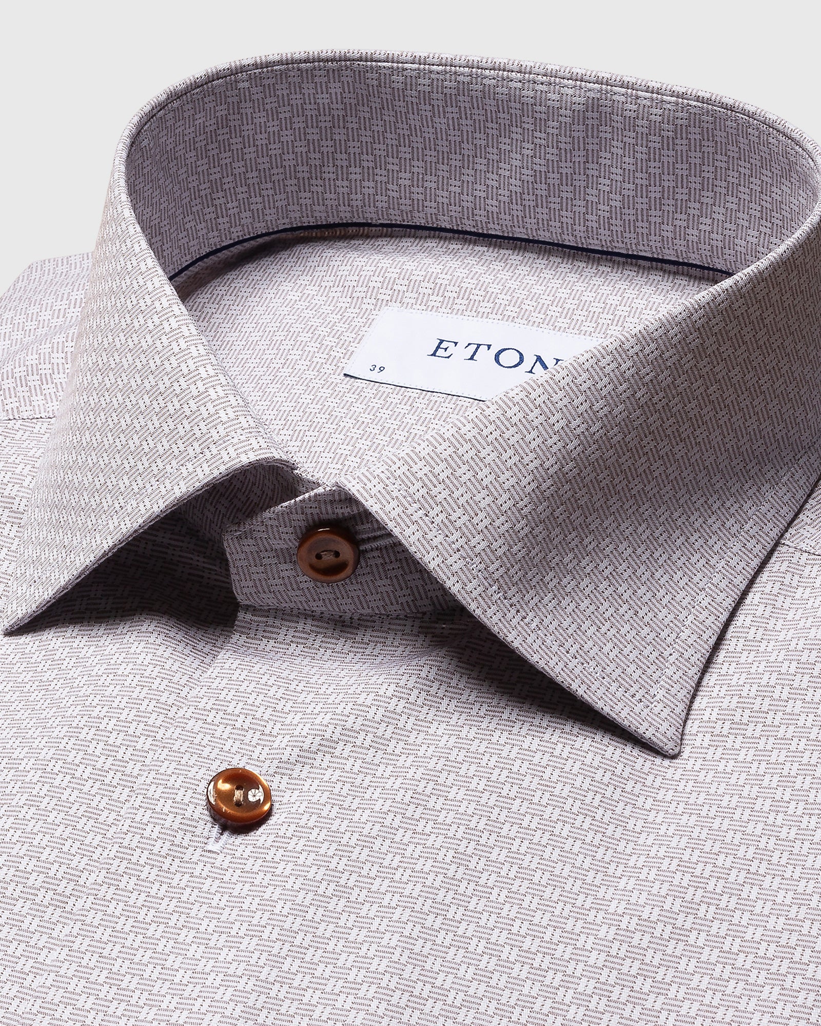 ETON 10000352833 LATTE SLIM SC SHIRT