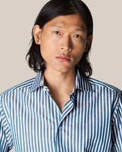 Load image into Gallery viewer, ETON 10000387427 D-BLUE STRIPE TWILL SLIM SC SHIRT