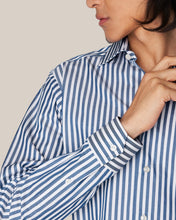 Load image into Gallery viewer, ETON 10000387427 D-BLUE STRIPE TWILL SLIM SC SHIRT