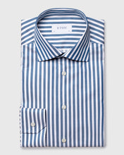Load image into Gallery viewer, ETON 10000387427 D-BLUE STRIPE TWILL SLIM SC SHIRT