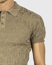 Load image into Gallery viewer, VINCENT & FRANKS S221VF SS TAUPE KNITTED POLO