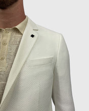 Load image into Gallery viewer, KARL LAGERFELD 155200 WHITE WAFFLE JACKET