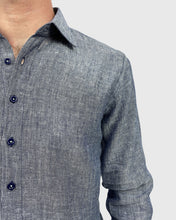 Load image into Gallery viewer, VINCENT & FRANKS S197098 NAVY SLIM SC SHIRT