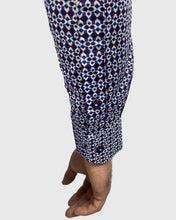 Load image into Gallery viewer, VINCENT & FRANKS S183638123B PURPLE LIBERTY PRINT SLIM SC SHIRT