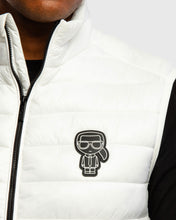 Load image into Gallery viewer, KARL LAGERFELD 505097 WHITE PUFFER VEST