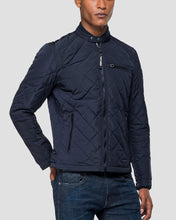 Load image into Gallery viewer, REPLAY M800083110086 NAVY BIKER JACKET BIKER JACKET