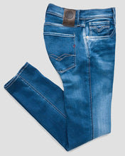 Load image into Gallery viewer, REPLAY R350661M914Y BLUE ANBASS HYPERFLEX JEANS