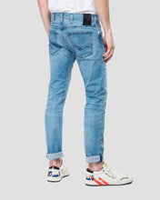 Load image into Gallery viewer, REPLAY RE07661MA931 INDIGO JONDRILL HYPERFLEX JEANS