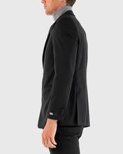 Load image into Gallery viewer, KARL LAGERFELD 155502 BLACK ZIP JACKET