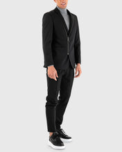Load image into Gallery viewer, KARL LAGERFELD 155502 BLACK ZIP JACKET