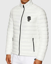 Load image into Gallery viewer, KARL LAGERFELD 505096 WHITE PUFFER JACKET