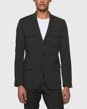 Load image into Gallery viewer, KARL LAGERFELD BLACK 155234-MILITARY JACKET