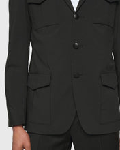 Load image into Gallery viewer, KARL LAGERFELD BLACK 155234-MILITARY JACKET
