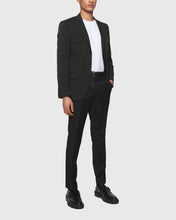 Load image into Gallery viewer, KARL LAGERFELD BLACK 155234-MILITARY JACKET