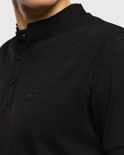 Load image into Gallery viewer, KARL LAGERFELD 755019 SS NAVY POLO